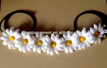White Daisy Flower Crown Headband
