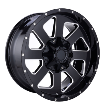 Aluminium Offroad Rims Black Milled