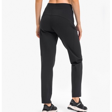 Damen Gym Tights Jogginghose mit Tasche