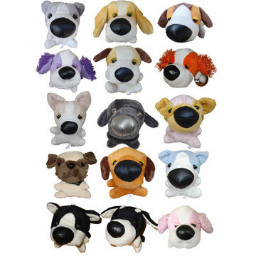 many styles dog plush