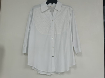 Ladies woven long sleeve shirt