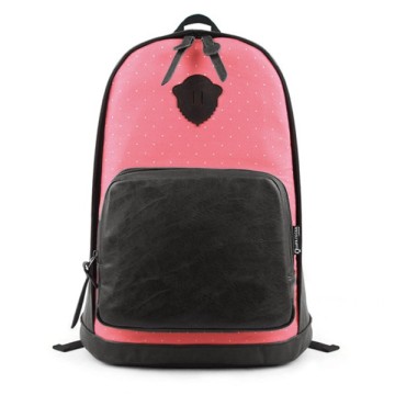 Candy-colored printing school backpack,school bag