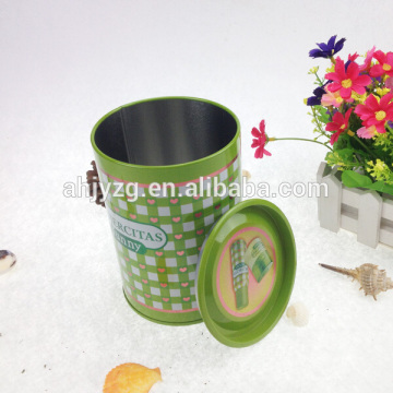 wholesale empty tin metal round box packaging