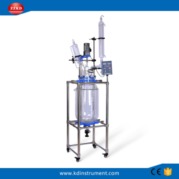 Factory Price Big Lab Jacketed Glass Polymerization Reactor