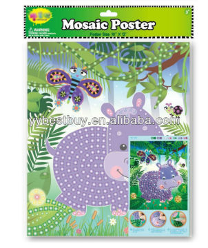 Educational diy toy eva foam sticker set