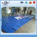 Customized made 100% polyester pvc tarpaulin for truck side container