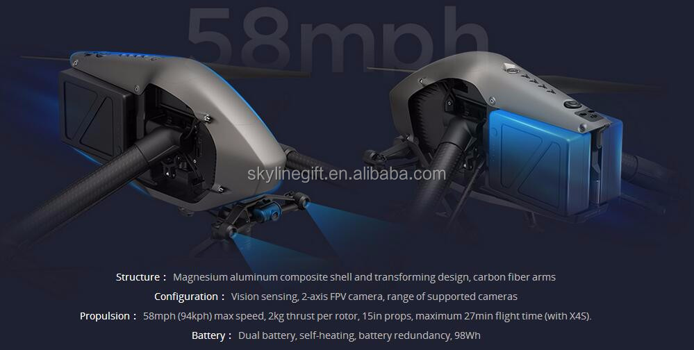 DJI Inspire 2 premium combo drone with DJI X5S camera and license