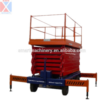 11 meter Mobile lift table,telescoping lift table,air cylinder lift table