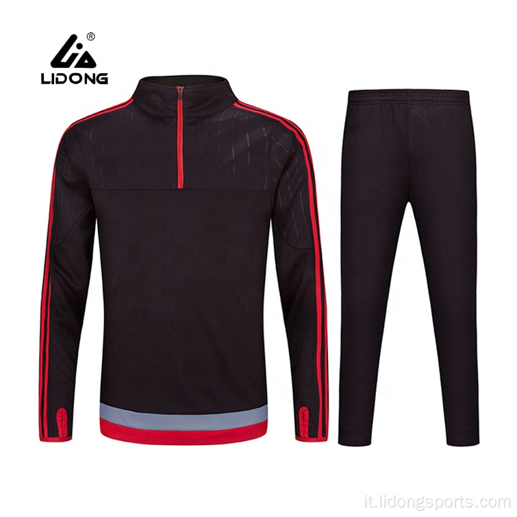 Custom Men Soccer Tracksuit Set con il tuo logo