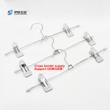 YIWANG Adjustable Metal Coat and Pants Hanger with Clips