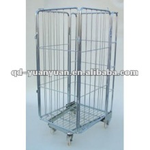 wire mesh roll contianer