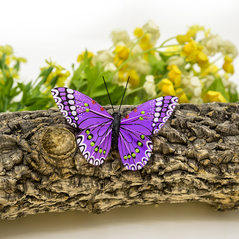 Schmetterling am Weihnachtsbaum