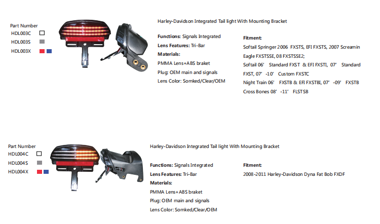 Hot sale waterproof IP65 12v rear brake turn plate light motorcycle led tail light rear light