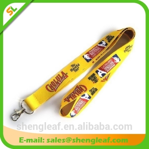 Fashion ECO friendly lanyard polyester sublimation lanyard no minimum order