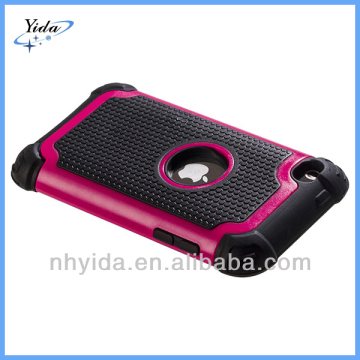 Rose Hybrid Hard Rugged Case For iPod iTouch 4