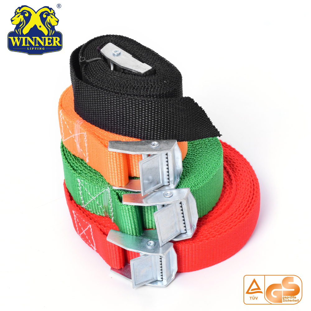 Hot Sale Heavy Duty Polyester Ratchet Buckle Cargo Lashing Belt