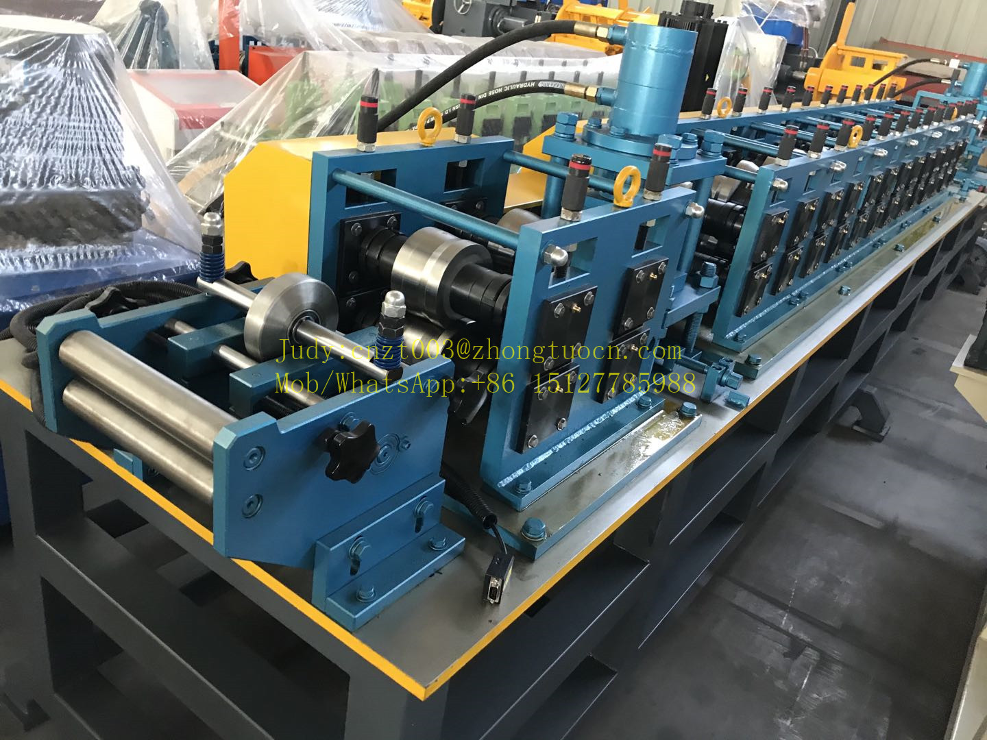 Supermarket Shelf Z Beam Roll Forming Machine