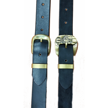Wholesale Luxury Men's Leather Waist Belts: Genuine Cowhide Customizable Men's Leather Belts