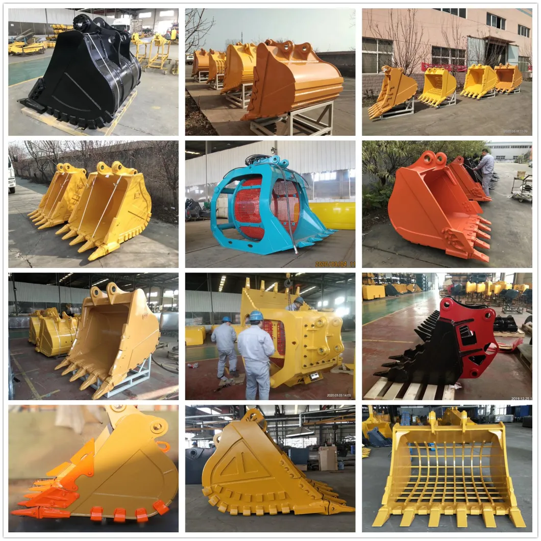 Reinforced Excavator Bucket for Komatsu Hitachi Kobelco