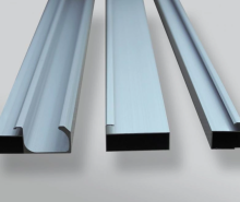 Slim aluminum pull handle