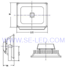 30W brillo estupendo al aire libre Proyector LED