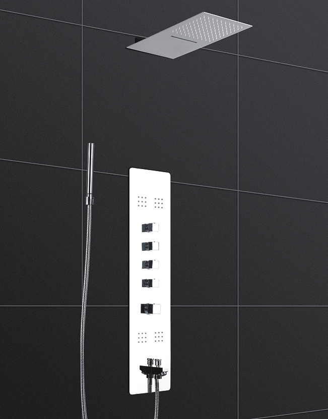 YL-5563 china sanitary wall mounted bath shower mixer shower panel