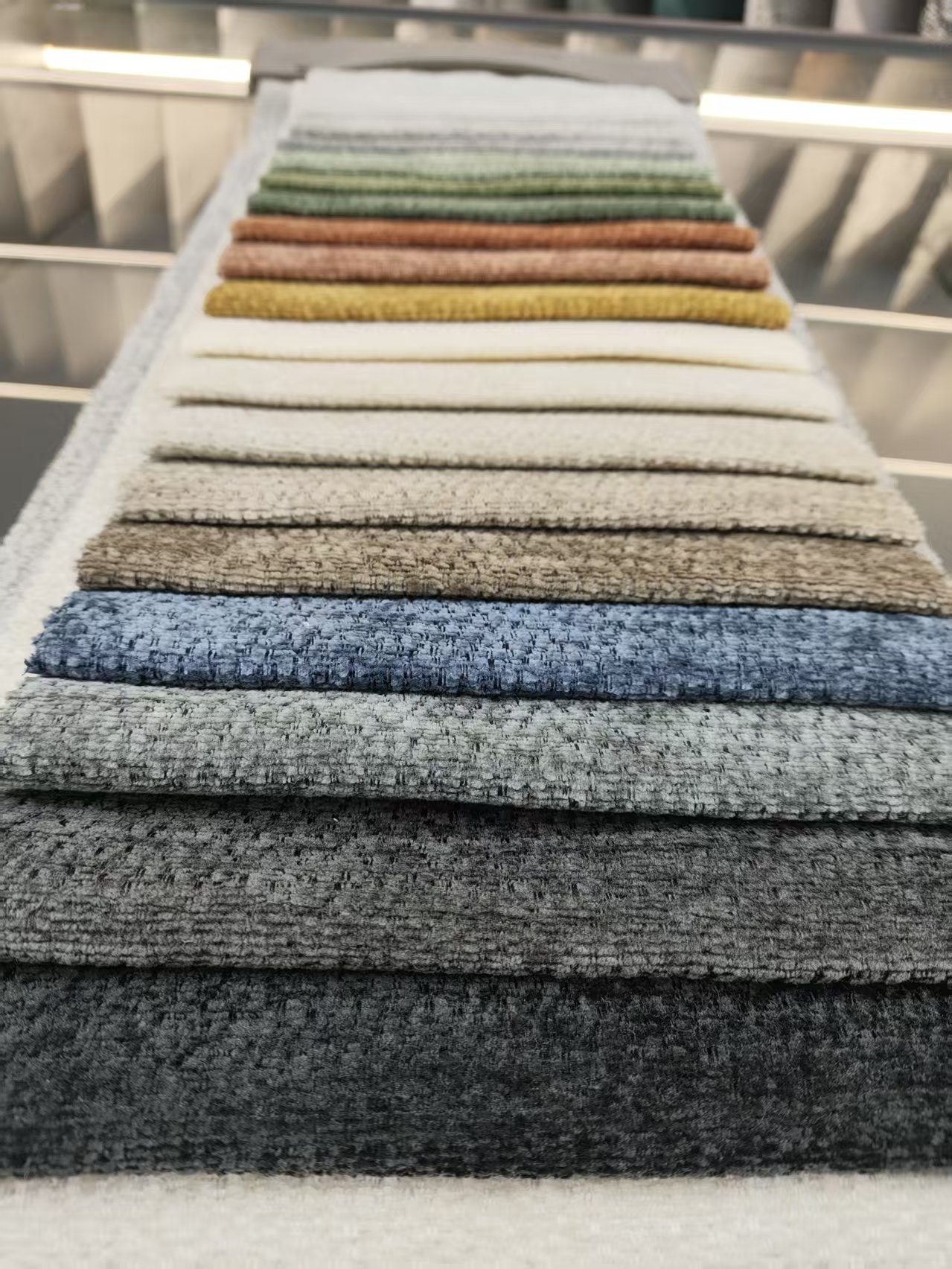 şönil kumaş chenille fabric