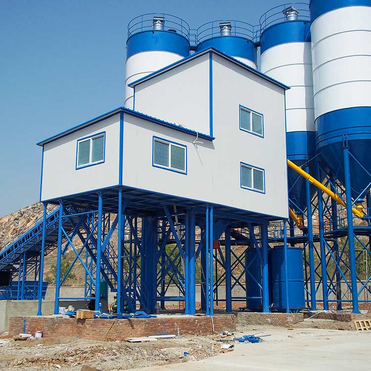 New 120m3/h cement stationary concrete batching plant