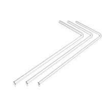 Bykski Acrylic Water Pipe Pre-Bend 12mm 14mm 16mm Transparent Rigid PMMA Tubing 200*500mm, CB-PA90D