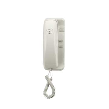 White Audio Handset for Audio System