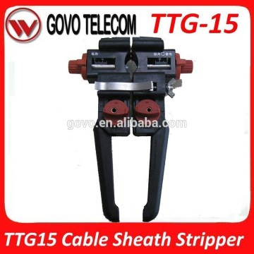 Fiber Optic Tool TTG-15 Across and Lengthwise Fiber Cable Sheath Stripper / Slitter /Cable Cutter