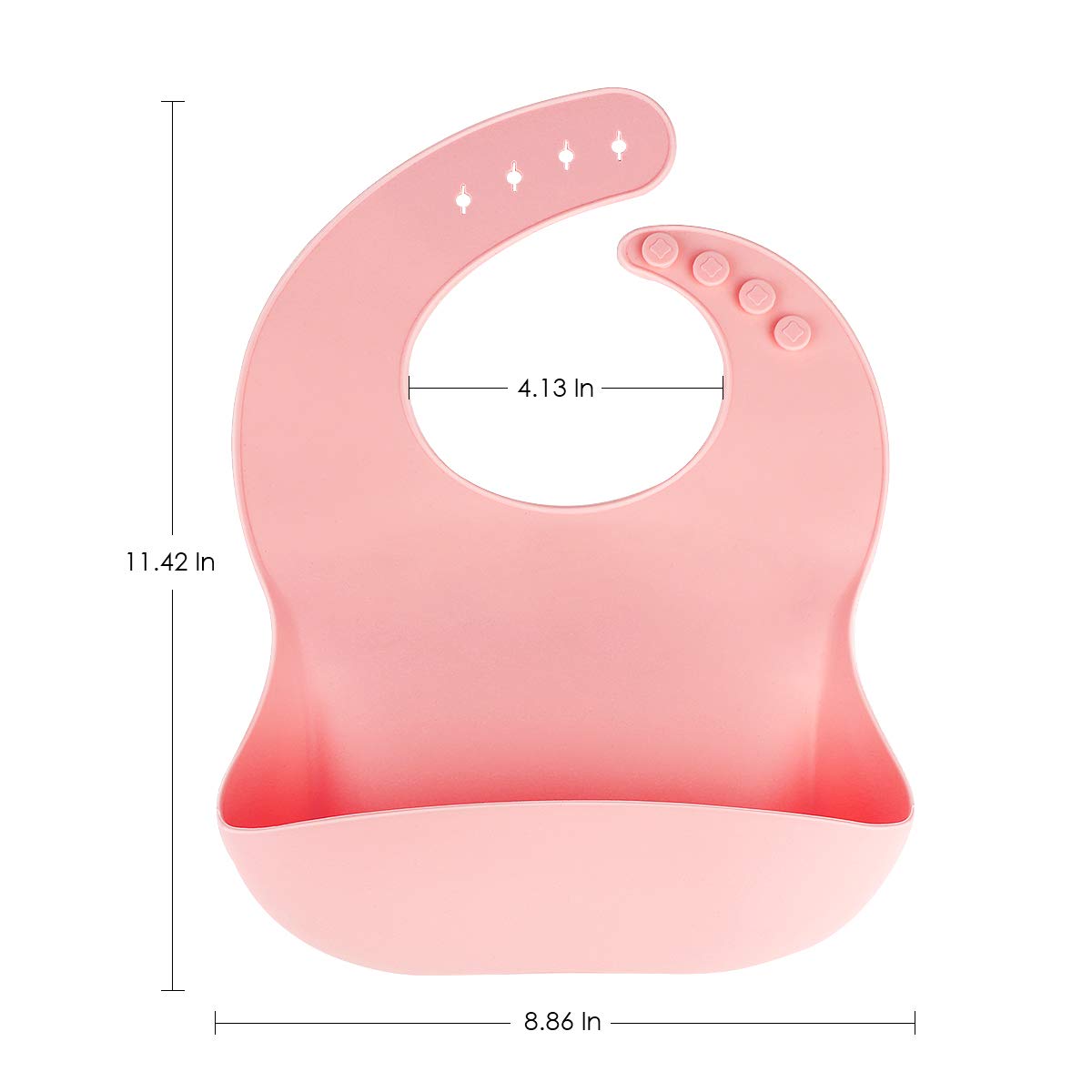 Easy Clean Cartoon Baby Bibs Silicone Baby Bib