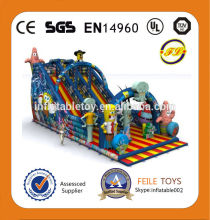 Feile--H198 inflatable funny slides inflatable blue slide inflatable clown slides inflatable yellow slides