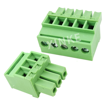 3.81MM side vertical plug-in terminal socket plug