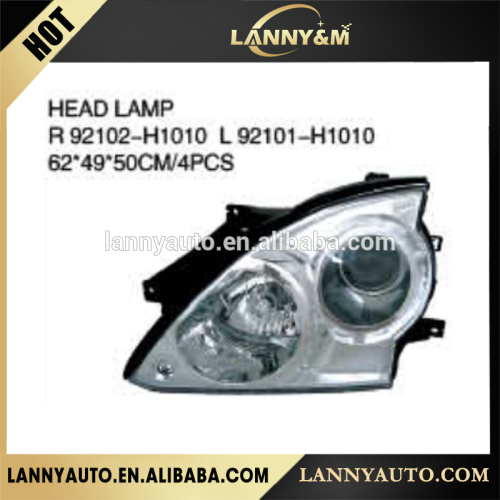 R 92102-H1010 L92101-H1010 Hyundai parts car LED head lamp for Terracan 2004year