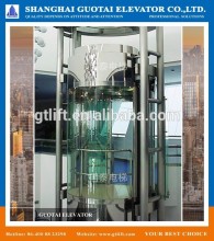 Circular panoramic elevator