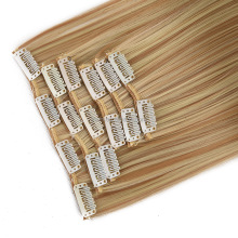 Wholesale Synthetic Hair Double Drew Clips for Human Hair Extensions