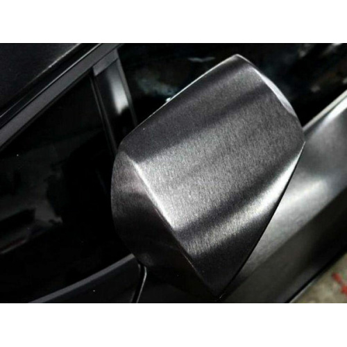 Brush Metallic Black Car Wrap Vinyl