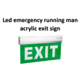 Led emergency running man acryl exit bord