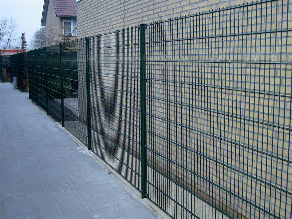 Welded 868 2d Double Wire Mesh Fence Galvanized