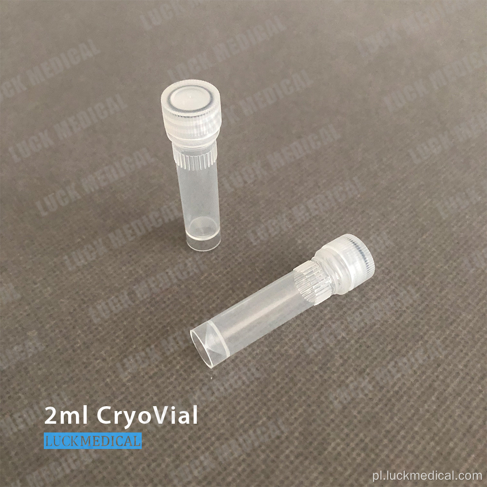 Cryovials 2ml Lab Użyj CE