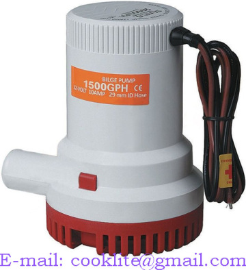 Pompa Sommergibile Di Sentina / Elettrica Pompa Di Sentina - 12V/24V 1500GPH