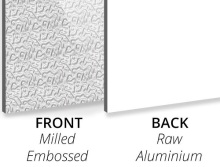 Textured Milled Embossed/Aluminium Aluminium Composite Panel