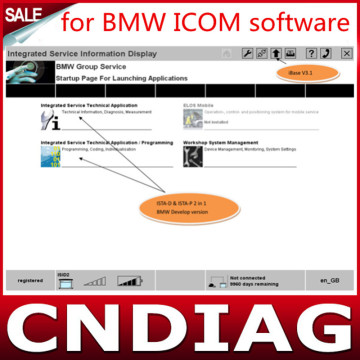 Factory Price for BMW Icom Isis Latest Software in HDD