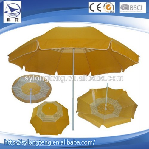 2014 High quality popular durable beach umbrella,outdoor custom logo printed beach umbrellas