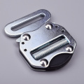 45mm Heavy Duty 300KG Metal Blue Electro Galvanized Tactical Military Cobra Belt Buckle With Black Electrophoresis
