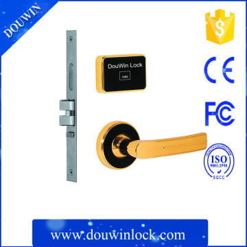 Safety electronic self locking door lock