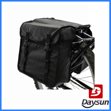 Black Double bicycle pannier bag
