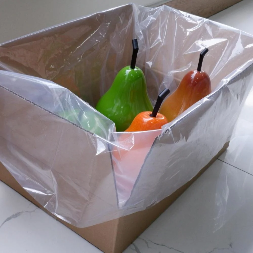 PE Clear Recycle Plastic Flat Openfood Poly Packing Bag