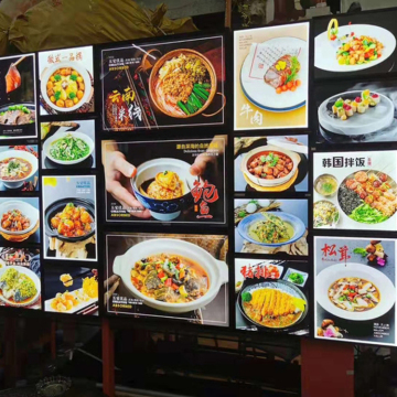 Wholesale LED Billboard Light Box Magnetic Suction Restaurant Light Box
